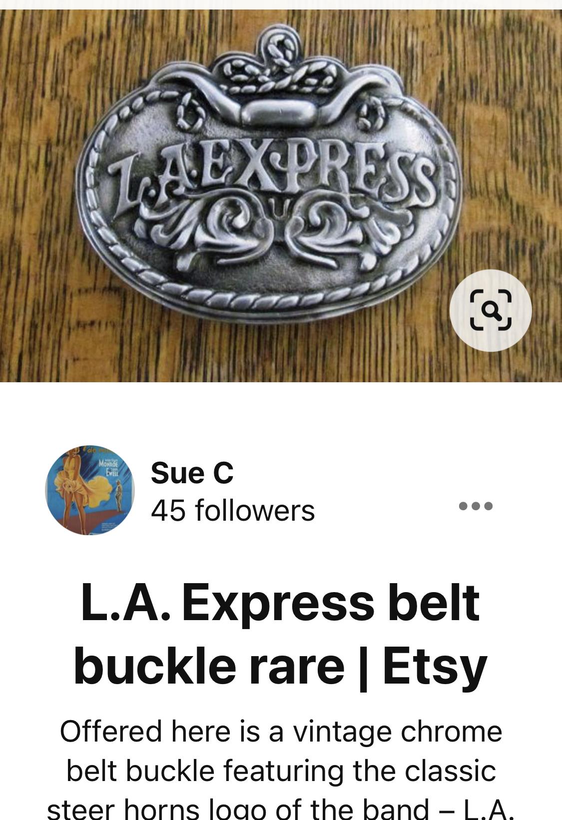 La deals belt buckle